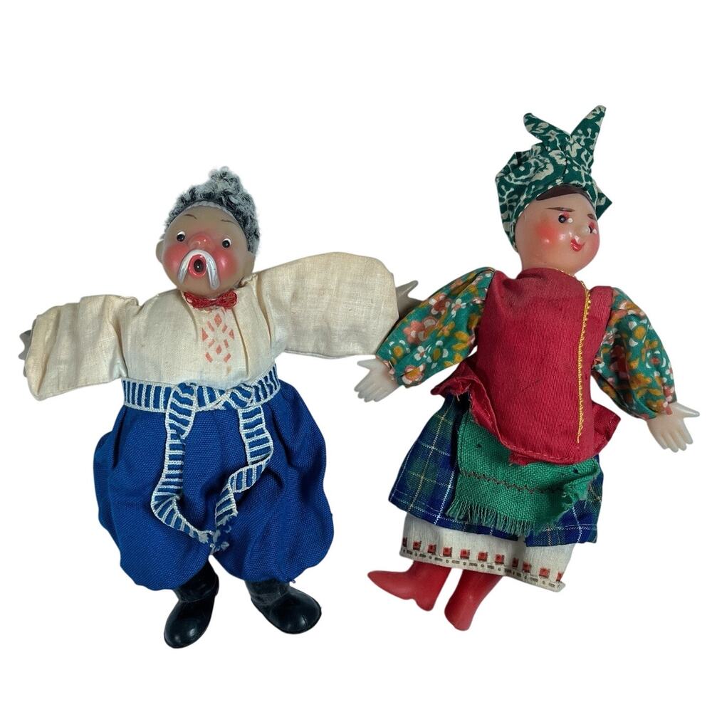 Vintage Russian Doll Solokha Plus Male Chub Gogol Character USSR 1960s / 70s